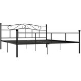  Okvir za krevet crni metalni 200 x 200 cm - Crna 200 x 200 cm | shoptok.hr