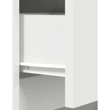 VidaXL Noćni ormarić bijeli 39x35x125 cm od konstruiranog drva Slike
