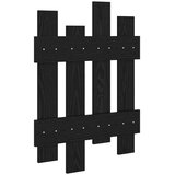  Vješalica za kapute na zidu Zidne Crni hrast 60 x 3 x 82 cm | shoptok.hr