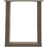  Noge za klub stolić U-oblik 2 kom Prirodni čelik 28 x (42-43) cm Čelik | shoptok.hr