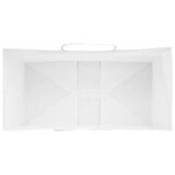  Papirnate vrećice 50 kom s ručkama bijele 21x11x31 cm | shoptok.hr