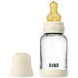Bibs set (staklena bočica 120 ml i sisač S), Ivory | shoptok.hr