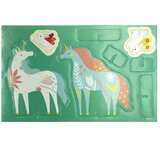  Set nalepk s 3D hiško, samorog | Shoptok.si