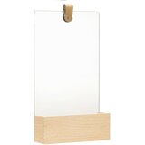  322802 Wall Mirror Solid Pinewood 23x39,5 cm | Eponuda.com