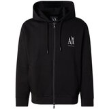 Armani Exchange Gornji dio trenirke crna / bijela Cijene