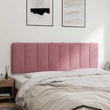  Jastuk za uzglavlje Hanko ružičasti 160 cm baršunasti | shoptok.hr