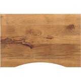  Ploča za radni stol zaobljena 80x60x2,5 cm od drva manga | shoptok.hr