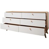 Støraa Bela nizka komoda v hrastovem dekorju 150x74 cm Caitlin – | Shoptok.si