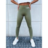 DStreet Legginsy damskie sportowe SIMPLE LIFE zielone