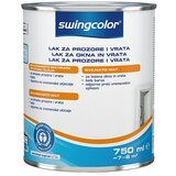 SWINGCOLOR Lak za prozore i vrata (Bijele boje, 750 ml, Svilenkasti mat) | shoptok.hr