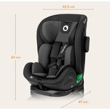 Lionelo autosjedalica Harper i-Size 9-36 kg (76-150 cm) 360, Black Carbon Grey | shoptok.hr