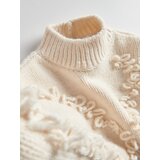 Reserved - Džemper s resama - krem | shoptok.hr