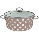  Emajl šerpa bele tufne 22cm/3,5l u