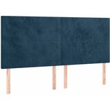  LED uzglavlje tamnoplavo 200x5x118/128 cm od tkanine | Eponuda.com
