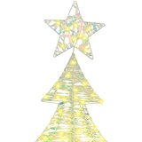 vidaXL Božično drevo med 240 LED Toplo bela 180 cm PET | Shoptok.si