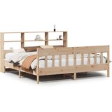  Okvir kreveta bez madraca 200 x 200 cm od masivne borovine | shoptok.hr