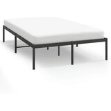 Maison Chic Kovinski Posteljni Okvir - Dvoposteljna postelja črn 135x190 cm, (22081758) | Shoptok.si