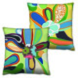 Aberto Design AB 4500 4501 Set od 2 ukrasna jastuka, 43 x 43 cm, Šareni | Eponuda.ba