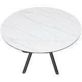 MID.YOU Jedilna Miza Bela, Steklena | Shoptok.si