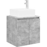 vidaXL Umivalnik s pritrditev na steno Betonsko siva 53 x 35 x 63 cm, (5000245782) | Shoptok.si
