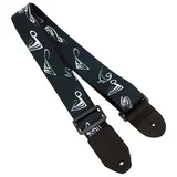 Kaiš za gitaru sa kožnim krajevima GS2 Guitar Strap Big Note