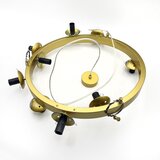Luster na sajli SOLARI 9xE14/15W/230V zlatna/dimljeno-crna | Eponuda.com