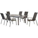 Gardenson Vrtni Set Amalfi, 7-Delno, Aluminij | Shoptok.si