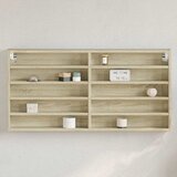  Vitrina boja hrasta sonome 100x8,5x50 cm konstruirano drvo | shoptok.hr