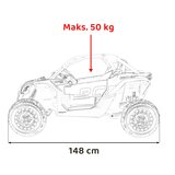 Ramiz Avtomobil na akumulator Buggy Can-am DK-CA001 2X24V 4X200W RS roza | Shoptok.si