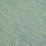  Vanjski tepih ravnog tkanja 80 x 150 cm tirkizni - Tirkizna 80 x 150 cm | shoptok.hr