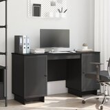  Stol Crna Konstruirano drvo 142,5 x 50 x 75 cm Cijene