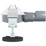  360° odtok za tuš s tankskim modelom srebrna 90 cm, (5000112467) | Shoptok.si