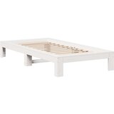  Okvir kreveta bez madraca bijeli 75 x 190 cm masivna borovina | shoptok.hr