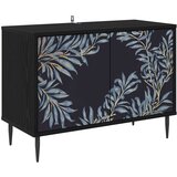  ormar DOKKUM 69 x 33 x 50,5 cm Crni hrast Konstruirano drvo | shoptok.hr