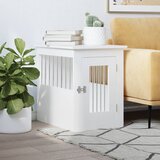 vidaXL Namještaj s kavezom za pse bijeli 45x62x59 cm konstruirano drvo | shoptok.hr