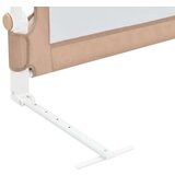 vidaXL Posteljno varovalo za otroke taupe 102x42 cm poliester, (20608968) | Shoptok.si