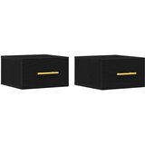  Noćni ormar 2 pcs Crni hrast 35 x 35 x 20 cm Konstruirano drvo | shoptok.hr