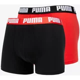 Puma 2 Pack Basic Boxers Red/ Black