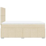  Krevet box spring s madracem krem 120 x 190 cm od tkanine | shoptok.hr