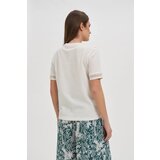 Marisse White Short-Sleeved Blouse | Eponuda.ba