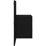  Noćni ormar 2 pcs Crni hrast 50 x 32,5 x 80cm Konstruirano drvo | shoptok.hr