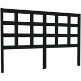  Posteljno vzglavje črno 145,5x4x100 cm trdna borovina, (20684931) | Shoptok.si