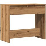 Maison Chic konzolna miza - miza ob steni artisan hrast 89x41x76,5 cm inženirski les, (21786267) Cene