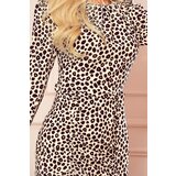 Numoco 352-1 Asymmetrical dress with ruffles and pleats - PANTERM | Shoptok.si
