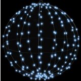 Lopta s 384 LED svjetlima 2 pcs Hladna bijela 60 cm Metal | shoptok.hr