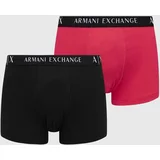 Armani Exchange Boksarice 2-pack moški, roza barva