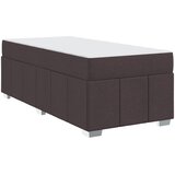  Krevetna konstrukcija Tamno smeđa 100 x 200 cm tkanina | shoptok.hr