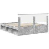  Konstrukcija postelje Beton 160 x 200 cm Masivno borovo les, (5000103244) | Shoptok.si