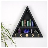 Hanah home Cry001-S Black Wall Shelf | ePonuda.com