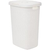 XXXL FIVE KOŠARA ZA RUBLJE S POKLOPCEM, 60L PP BIJELA | shoptok.hr